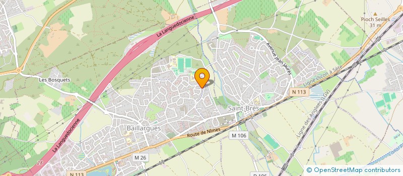 localisation de l'entreprise PMS SOLUTIONS NAUTIQUES OCCITANIE à BAILLARGUES