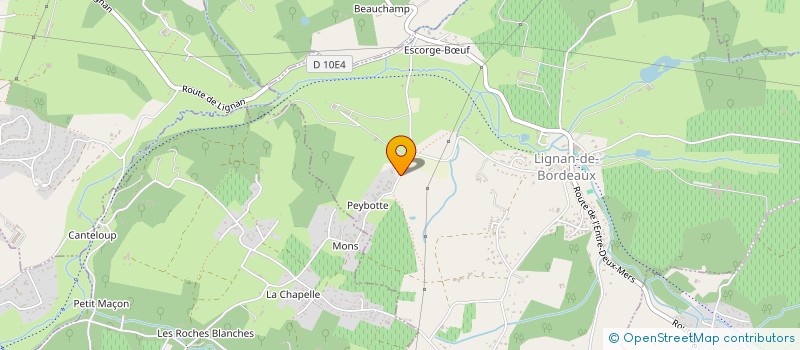 localisation de l'entreprise PMS VERDUN  LIGNAN DE BORDEAUX