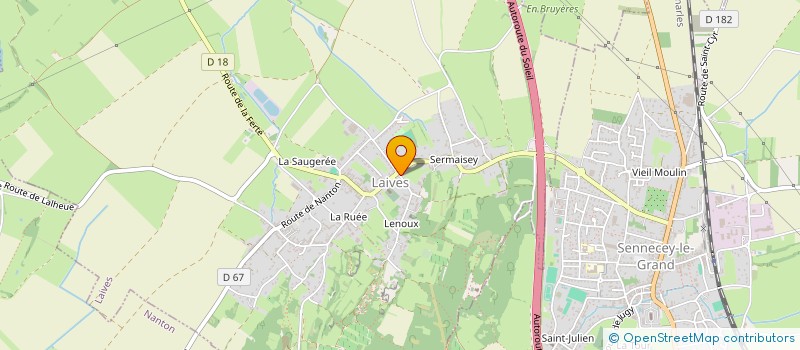 localisation de l'entreprise PMSA PARTICIPATIONS  LAIVES