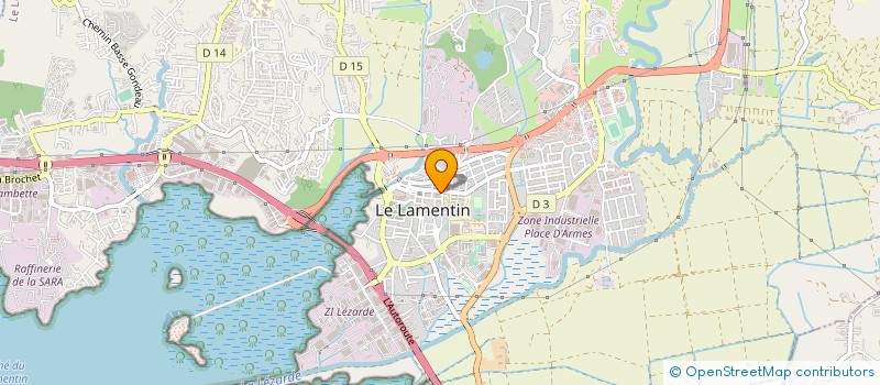 localisation de l'entreprise PMSL ANTILLES BTP à LE LAMENTIN
