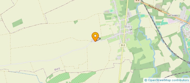 localisation de l'entreprise PMT  BLACY