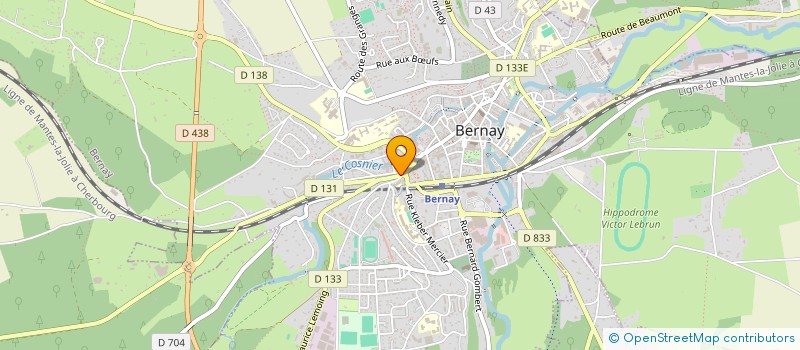 localisation de l'entreprise PMT FERMETURES  BERNAY