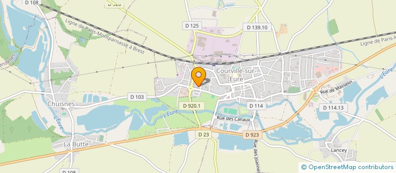 localisation de l'entreprise PMT SERVICES à LANDELLES