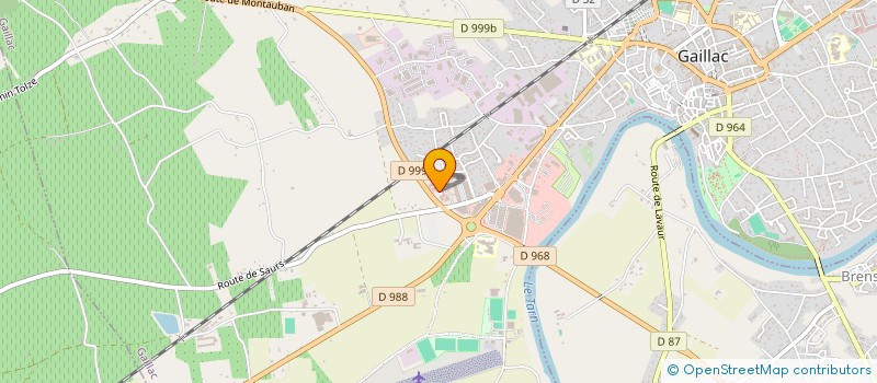 localisation de l'entreprise PMTB  GRAULHET