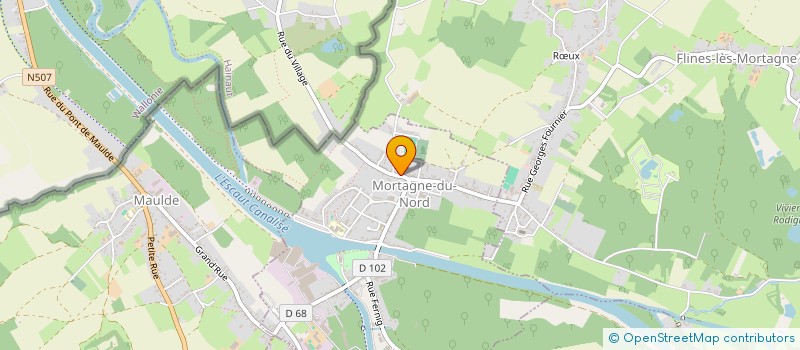 localisation de l'entreprise PMTS  MORTAGNE-DU-NORD