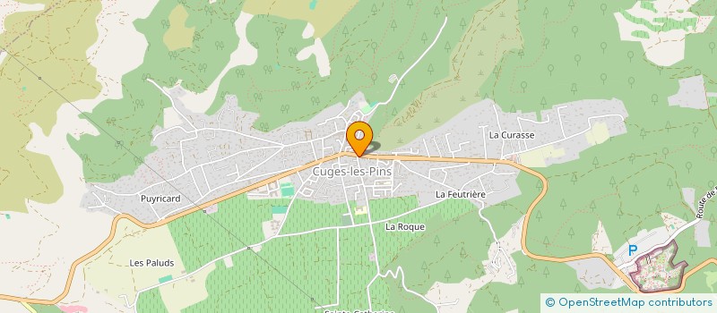 localisation de l'entreprise PMU L'OLYMPIEN  CUGES-LES-PINS