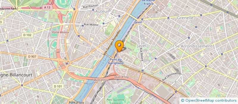 localisation de l'entreprise PMU PARTENAIRE à PARIS