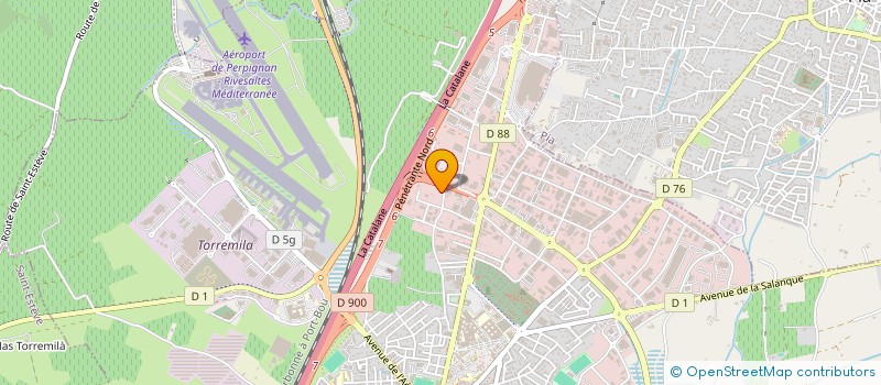 localisation de l'entreprise PMV  PERPIGNAN