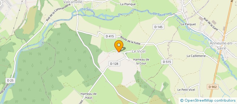 localisation de l'entreprise PMV  LE VICEL