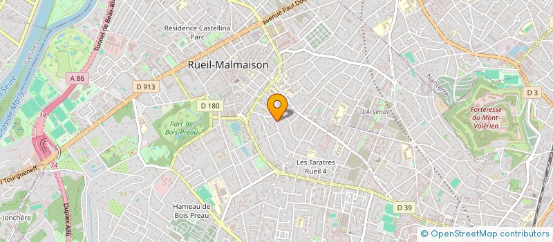 localisation de l'entreprise PMV CONSEIL à RUEIL-MALMAISON