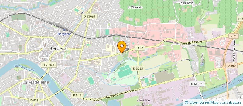 localisation de l'entreprise PMVE à BERGERAC