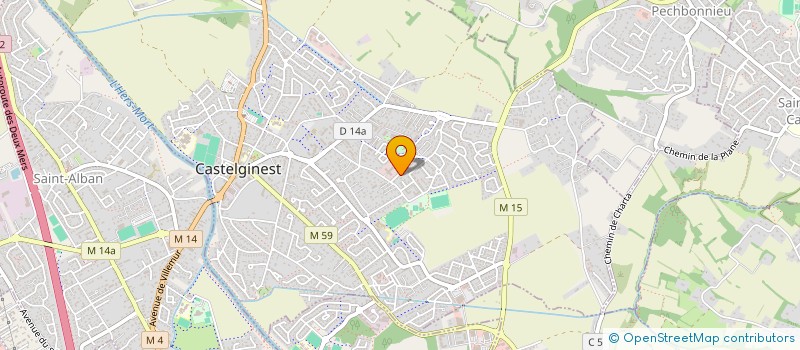 localisation de l'entreprise PMX SCHOOL  CASTELGINEST