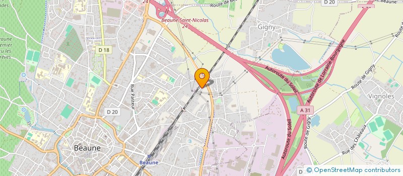 localisation de l'entreprise PMXDESIGN à BEAUNE