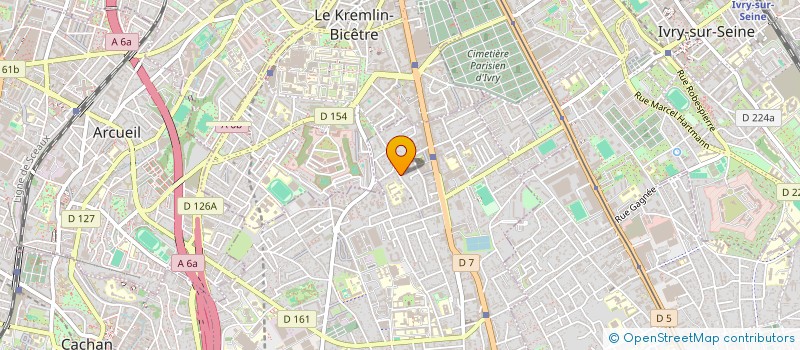 localisation de l'entreprise PN 106 à VILLEJUIF