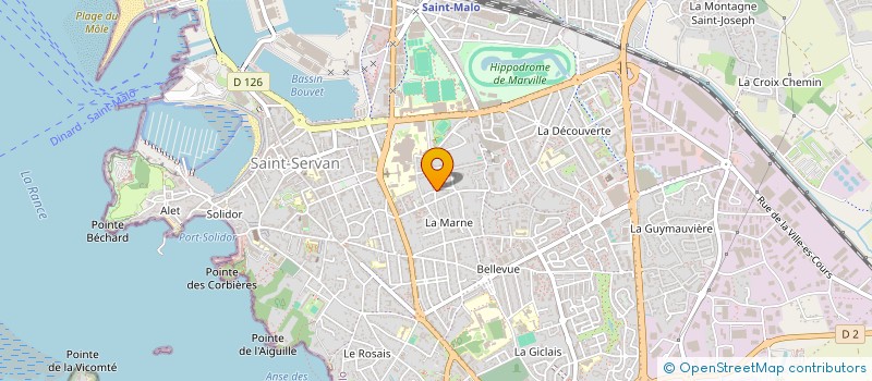 localisation de l'entreprise PN 32  SAINT-MALO