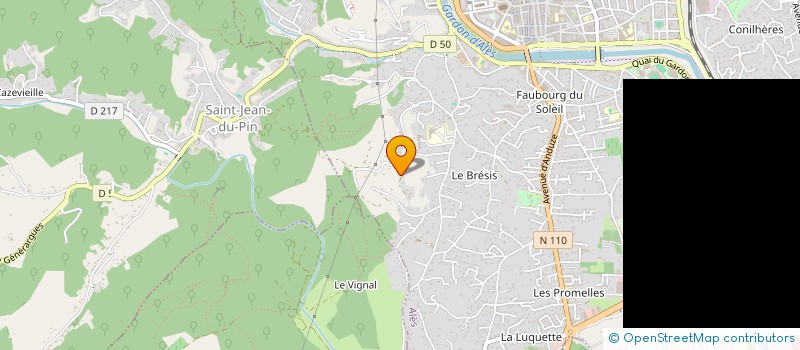 localisation de l'entreprise PN 88  ALES