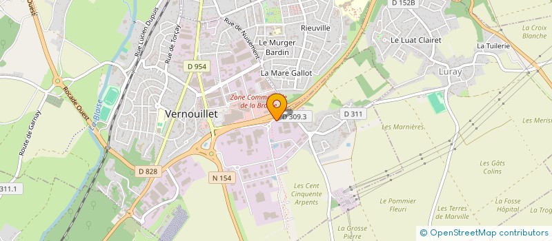 localisation de l'entreprise PN AUTOMOBILES à VERNOUILLET
