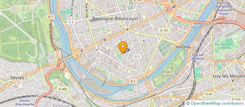 localisation de l'entreprise PN EXPERTISE  BOULOGNE-BILLANCOURT