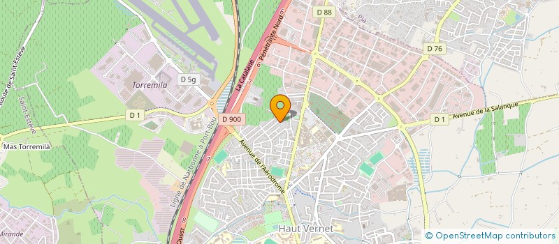 localisation de l'entreprise PN IMMOBILIER  PERPIGNAN