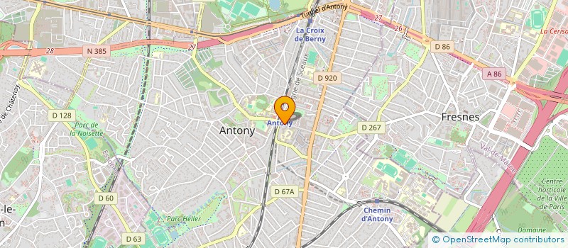 localisation de l'entreprise PN26 à ANTONY