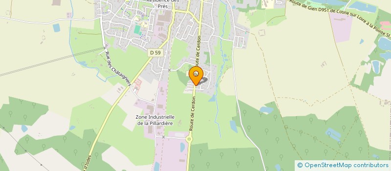 localisation de l'entreprise PN77  SULLY-SUR-LOIRE