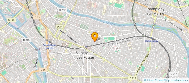 localisation de l'entreprise PNA CAPITAL à SAINT-MAUR-DES-FOSSES