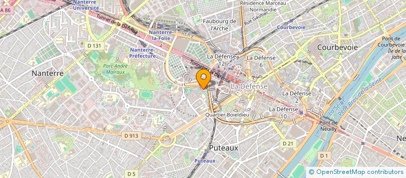 localisation de l'entreprise PNB à PUTEAUX