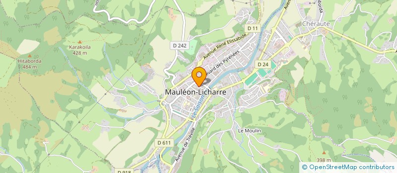 localisation de l'entreprise PNB  IDAUX-MENDY