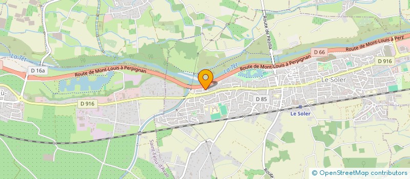 localisation de l'entreprise PNB  LE SOLER