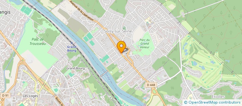 localisation de l'entreprise PNB SERVICES à SOISY-SUR-SEINE