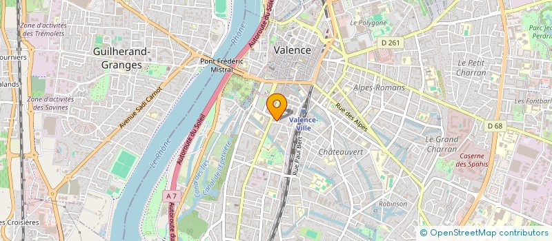 localisation de l'entreprise PNB STUDIO  VALENCE