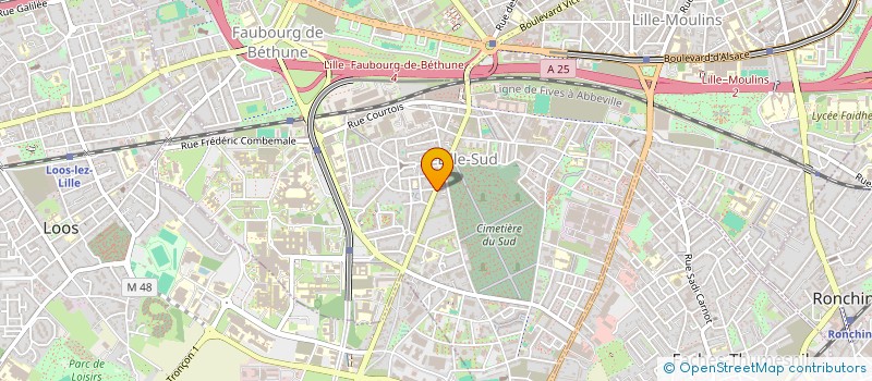 localisation de l'entreprise PNBS LILLE  LILLE