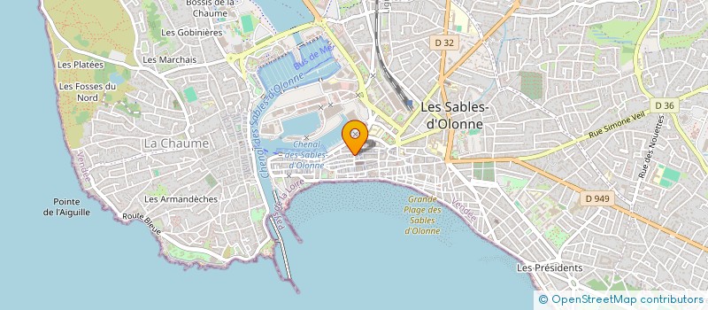 localisation de l'entreprise PNC à LES SABLES D'OLONNE