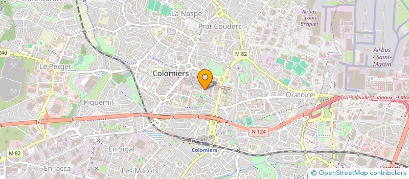 localisation de l'entreprise PNC TRANSPORTS à COLOMIERS