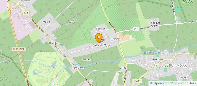 localisation de l'entreprise PNCC  LE PIAN-MEDOC