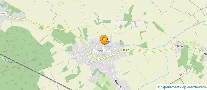 localisation de l'entreprise PNCM SAS  GARANCIERES