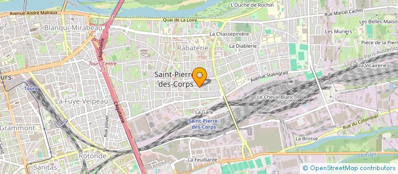 localisation de l'entreprise PND  SAINT-PIERRE-DES-CORPS