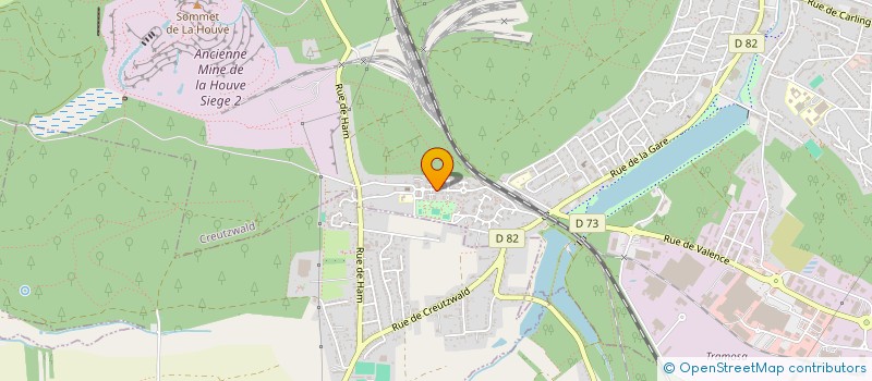 localisation de l'entreprise PNEU A DOMICILE  CREUTZWALD