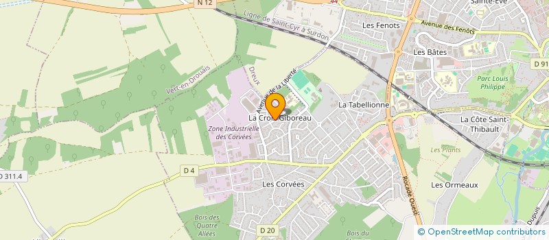localisation de l'entreprise PNEU VERNOUILLET à VERNOUILLET
