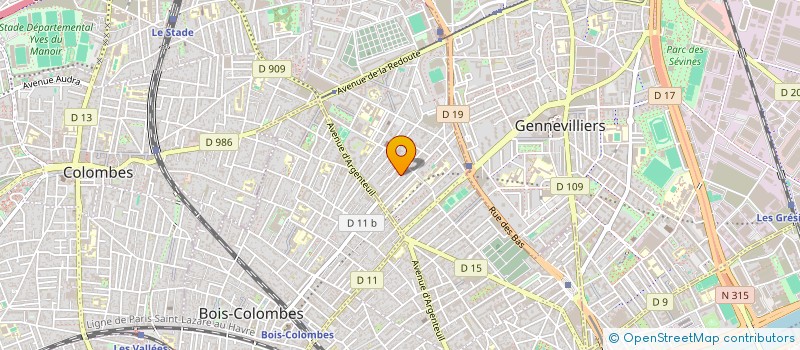 localisation de l'entreprise PNEUMACY à ASNIERES-SUR-SEINE