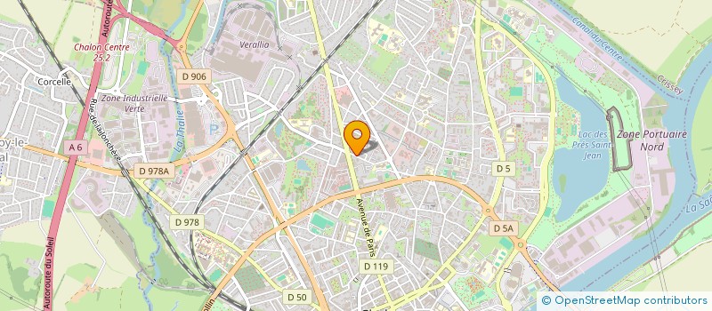 localisation de l'entreprise PNEUMALIN  CHALON-SUR-SAONE