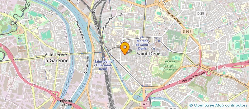 localisation de l'entreprise PNEUMATIC SYSTEME à SAINT-DENIS