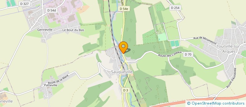 localisation de l'entreprise PNEUMATIQUE-76  TOURVILLE-SUR-ARQUES