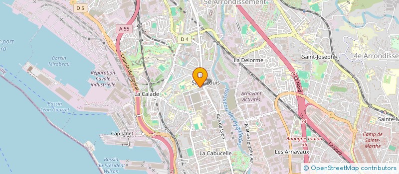 localisation de l'entreprise PNEUMATIQUE ABC à MARSEILLE