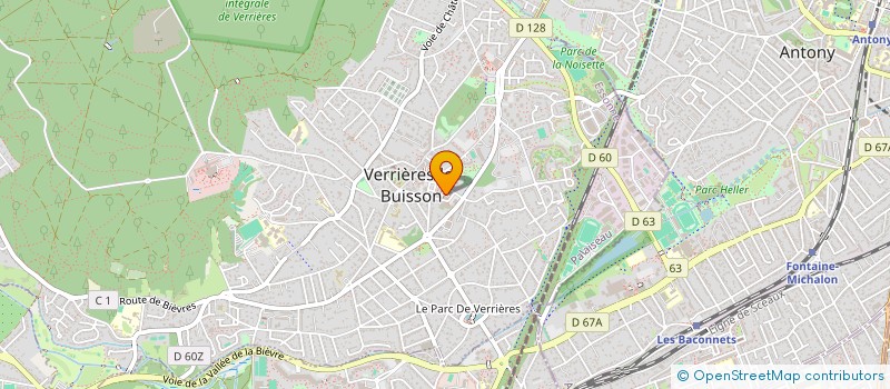 localisation de l'entreprise PNEUMO B&C à VERRIERES-LE-BUISSON