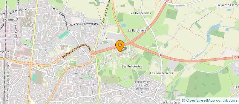 localisation de l'entreprise PNEUMOLONNES à LES SABLES D'OLONNE