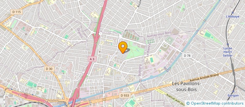 localisation de l'entreprise PNEUPUR  BONDY