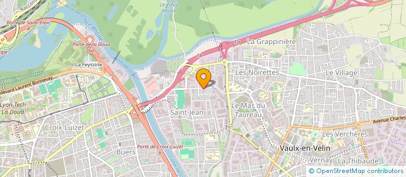 localisation de l'entreprise PNEUS AUTO SERVICES à VILLEURBANNE