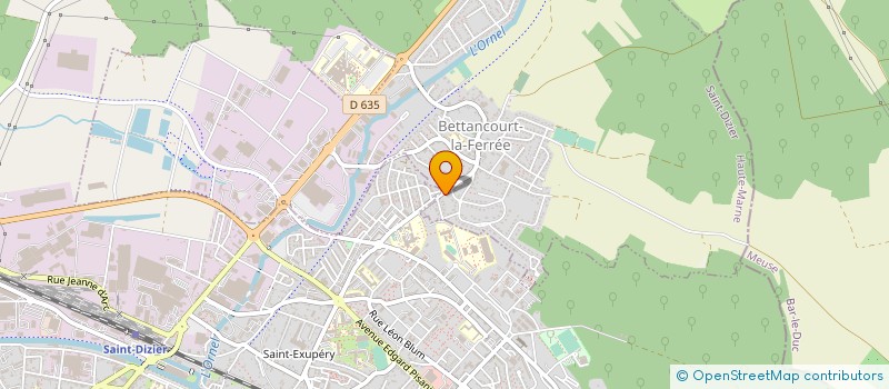 localisation de l'entreprise PNEUS DISCOUNT SERVICES à BETTANCOURT-LA-FERREE