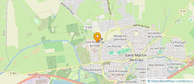 localisation de l'entreprise PNEUS DU SALAT  SAINT-MARTIN-DE-CRAU